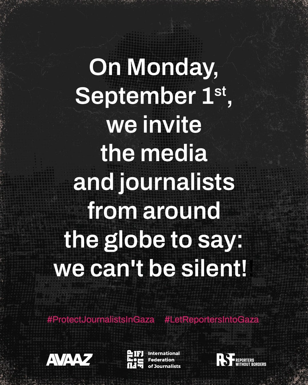 URGENT-GAZA: Media Black out action- 1st September