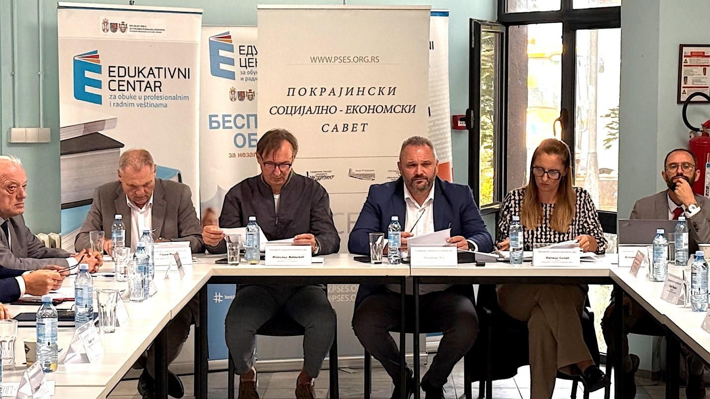 Saopštenje sa 6. sednice Pokrajinskog socijalno-ekonomskog saveta